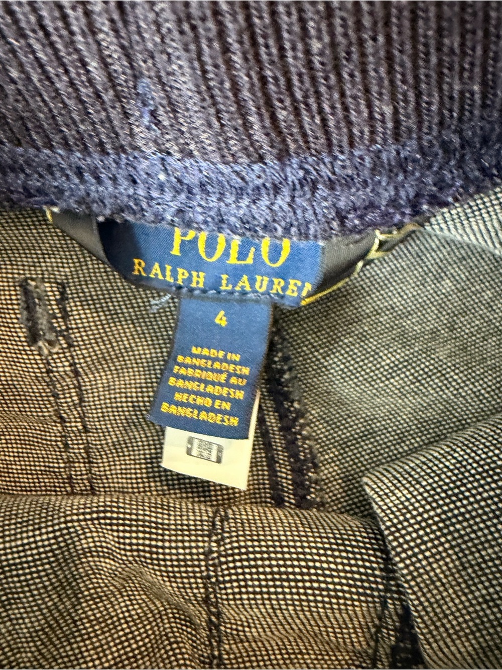Ralph Lauren Boys Dark Blue Stretch Denim Jogger Size 4T - Picture 6 of 7